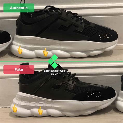 versace shoes chain reaction real vs fake